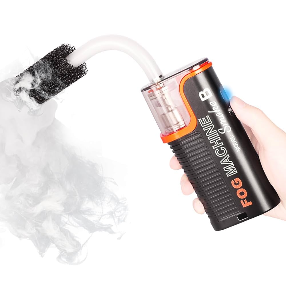 LENSGO Portable Fog Machine, Hand held Smoke Machine with